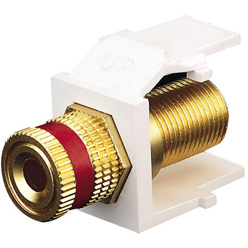 Leviton QuickPort Binding Post Adapter