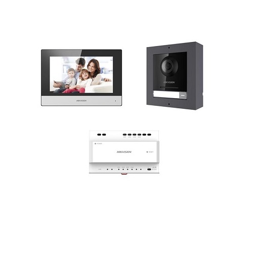 Hikvision DS-KIS702-P Two-Wire Intercom Kit, 2nd Gen
