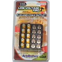 Triplett Low Voltage Pro Accessories: RJ45 IDs for LVPRO Series, 20-pack (LVPRO-RJ45-ID)