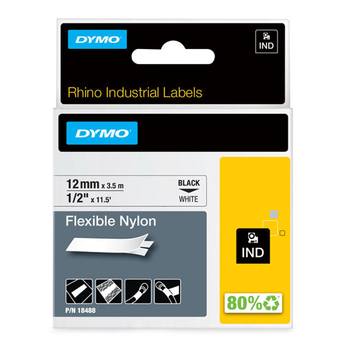 Dymo Rhino Flexible Nylon Labels