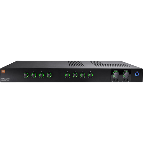 2 x 120W Mixer-Amplifier 1U Full-Rack