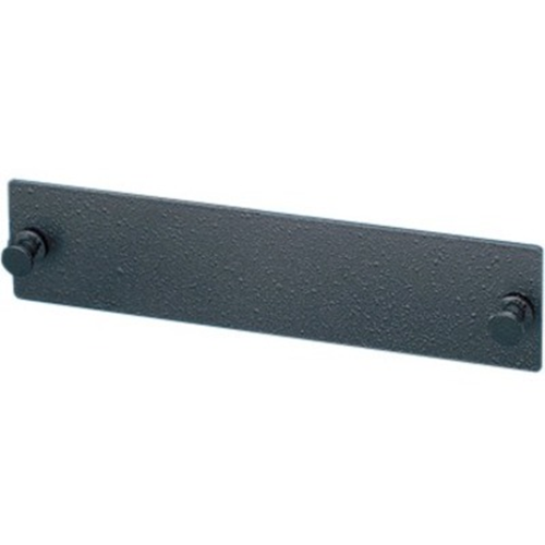 Ortronics Fiber Adapter Panel, Blank, Black