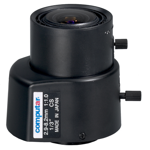 Computar TG3Z2910FCS-31IR - 2.90 mm to 8.20 mm - f/1 - Zoom Lens for CS Mount