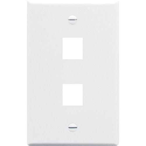 ICC IC107F02WH Single Gang Faceplate