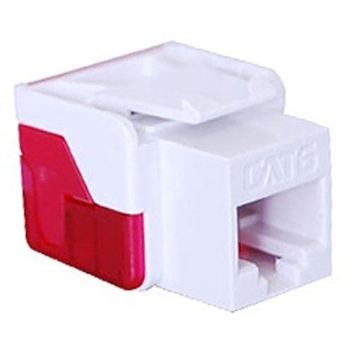 ICC Cat 6, EZ Modular Connector, White