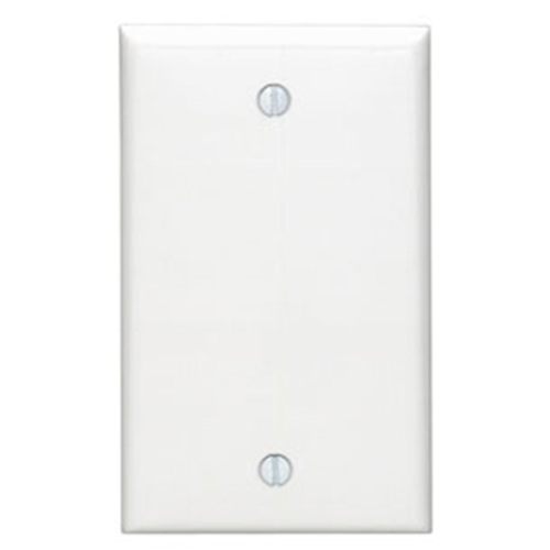 Leviton 80714-00W Single Gang Blank Faceplate