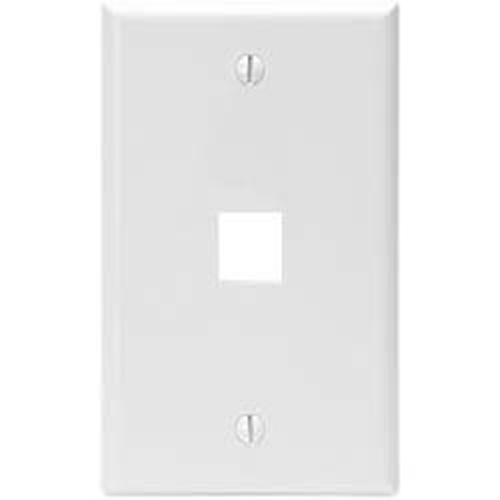 Leviton QuickPort 1 Socket Faceplate