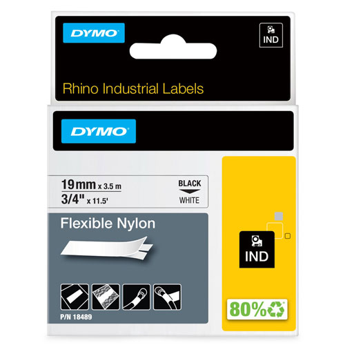 Dymo Rhino Flexible Nylon Labels