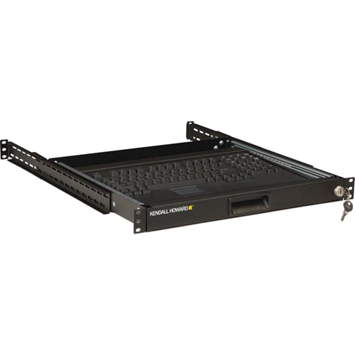 Kendall Howard 1U Rackmount 4-Post Keyboard Tray