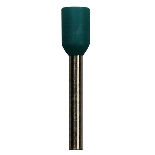 Wire Ferrule Turq Awg22 8mm Barrel 100pk