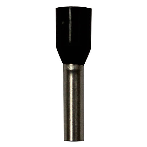 Wire Ferrule Blk Awg16 8mm Barrel 100pk