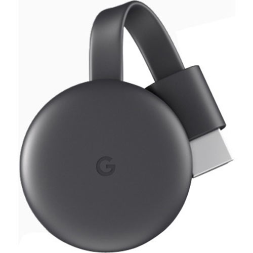 Google Chromecast Network Audio/Video Player - Wireless LAN - Charcoal