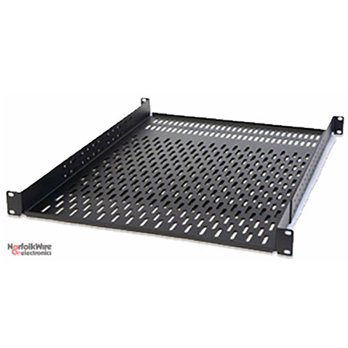 Kendall Howard 1U Vented 4-Point Adjustable Shelf