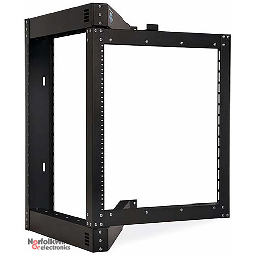 Kendall Howard 12U Phantom Class Open Frame Swing-Out Rack