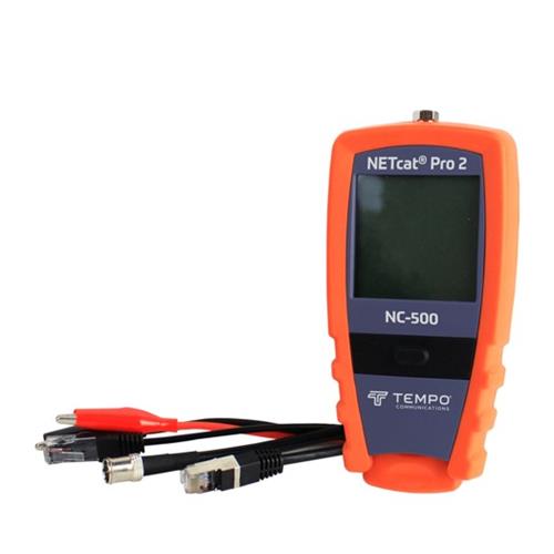 Tempo NC-500 NETcat Pro 2 Network Cable Tester - Test Telephone, Data, and COAX Wires