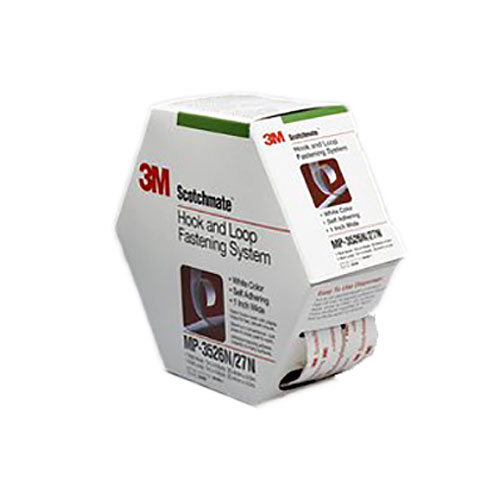 Hook & Loop, Adhesive, Black 1in X 4.9yd