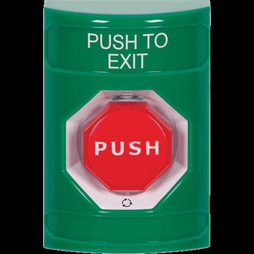 Safety Technology Green Turn To Reset Stopper Station With NO Cover