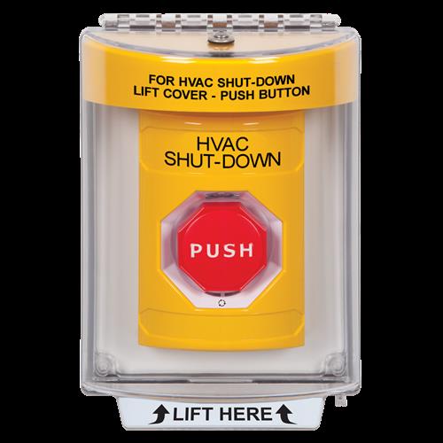 Safety Technology Ylw Turn To Reset Stpr St W/Flush Mnt NO Horn