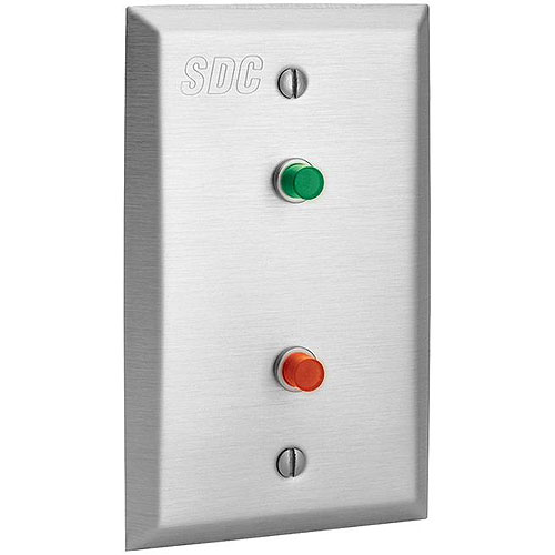 Plate W/ 1 Green & 1 Red Led