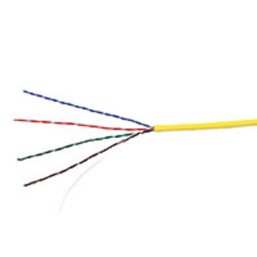 A 1000ft. Cat5E 24/4 CMR/FT4 UI/ETL Riser, Yellow