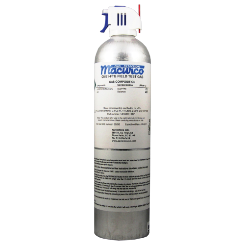 Carbon Monoxide CO Field Test Gas 11L 500 ppm Aerosol
