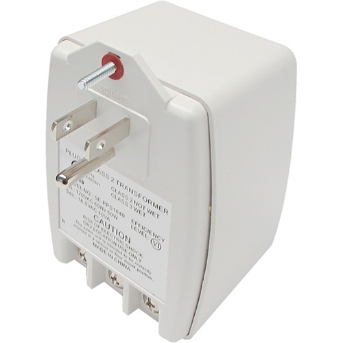 W Box 12VAC, 40VA (40 WATTS) Primary: 120VAC, 60HZ, 50W Auto-Resetting PTC Fuse