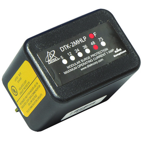 DITEK DTK-2MHLP48F 2-Outlet Surge Protector Module