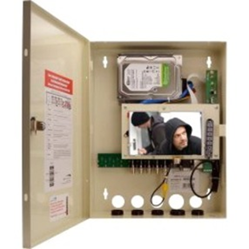 Speco 16 Channel Wall Mount HD-TVI Digital Video Recorder with Monitor