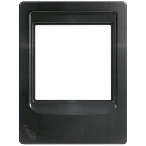 m&s Systems DMCFRB: Room Station Retrofit Mounting Frame (Black)