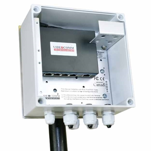 All Weather 4-Port POE Video Netwrk Ethernet Swtch