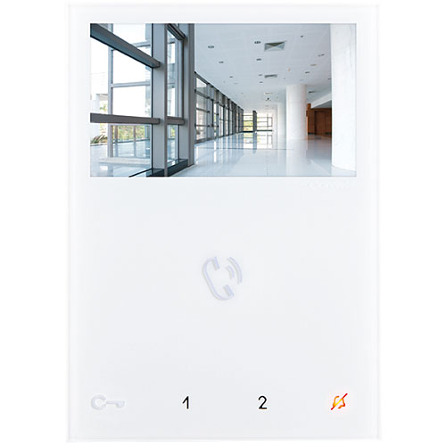 Comelit Hands-Free Mini Monitor. White. Sbtop System