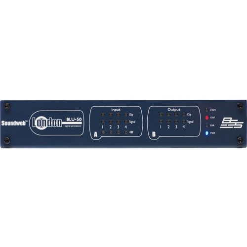 BSS BLU-50 4x4 Signal Processor with BLU Link
