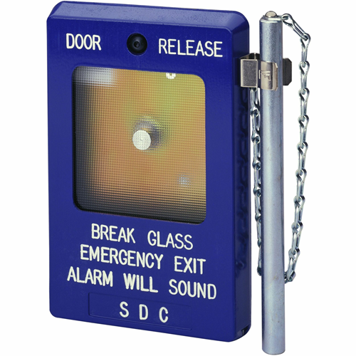 BREAK GLASS DOOR WITH SIREN