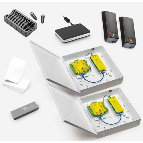 Paxton Access Net2 Plus Starter Kit for 2 Doors, PoE+ PSU