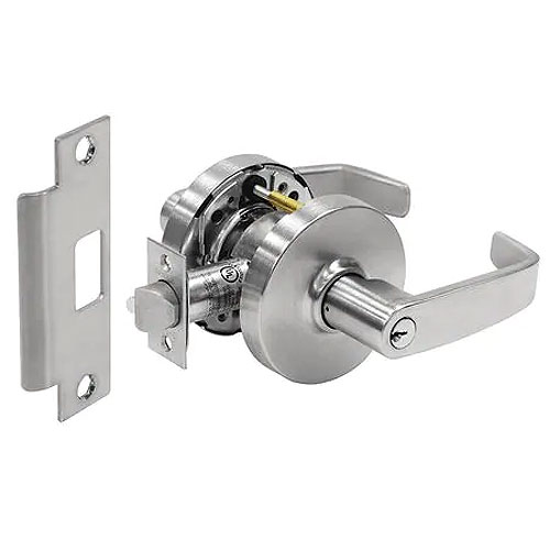 SARGENT 28-10G04 LL 26D Lever Lockset, Mechanical, Storeroom or Closet, Cylindrical Lock