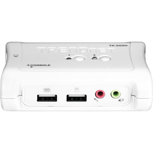 TRENDnet 2-Port USB KVM Switch Kit w/ Audio