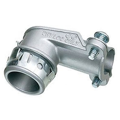 Arlington 851ST 1/2 Inch Snap-Tite® Zinc Die Cast 90° Flex Connector