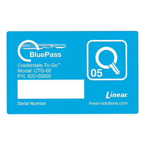 Credential To Go Card 5 Credits