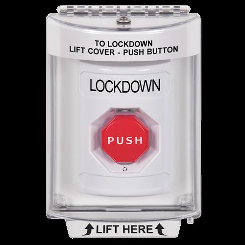 Safety Technology White Turn To Reset Stopper Station With Illuminat