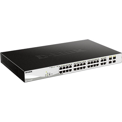 D-Link 28-Port Layer 2 Smart Managed Gigabit PoE Switch