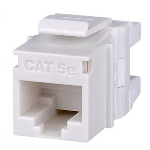 Cat5e Keystone Wht