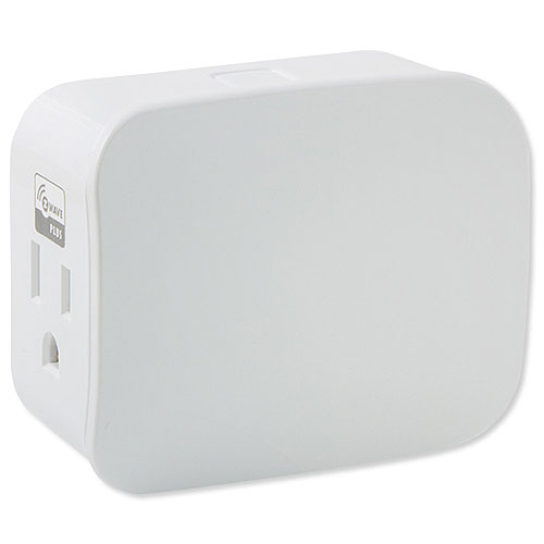 JASCO 28168 Z-Wave Plug-In Smart Switch Single Plug, 500s Wb