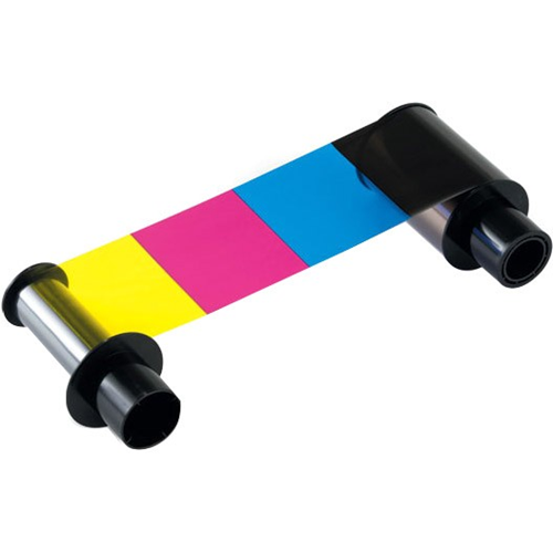 YMCKK: FULL-COLOR RIBBON WITH TWO RESIN