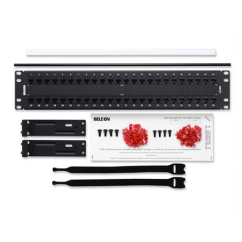 Belden KeyConnect AX103255 Cat6 48-Port Network Patch Panel