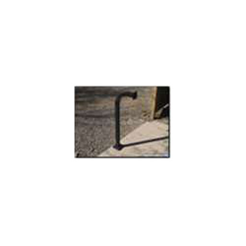 Corby Mounting Post for Card Reader, Keypad - Black Powder Coat