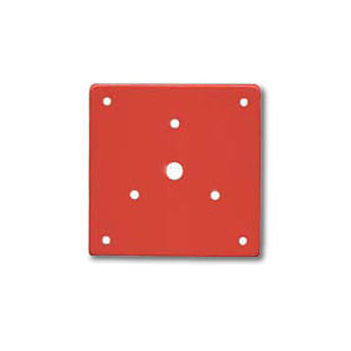 Eaton Wheelock SHMP-R UL Listed adapter plate, Designed to Mount the STH-15SR-ULC Horn Speaker to a RSSP Strobe Mounting Plate, Red
