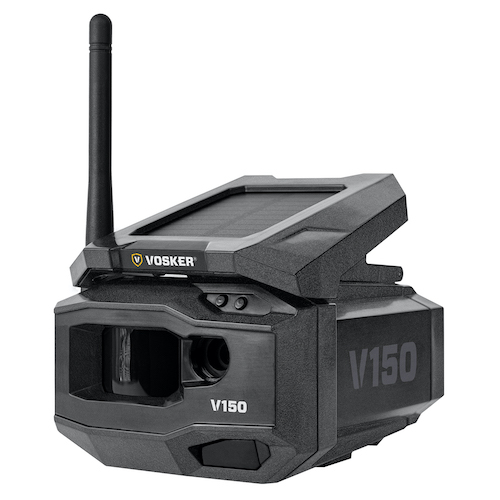 VOSKER V150-V Solar Powered LTE Cellular Outdoor Security Camera (Verizon Network)