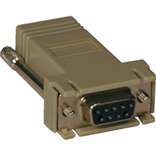 Tripp Lite Modular Serial Crossover Adapter Ethernet to Console Server RJ45-F/DB9-F