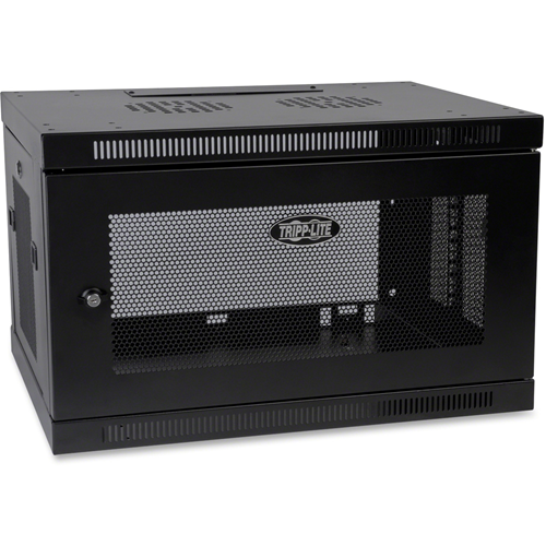 Tripp Lite 6U Wall Mount Rack Enclosure Server Cabinet w/ Door & Side Panels