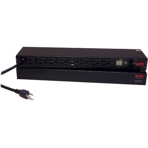 APC by Schneider Electric Rack PDU, Switched, 1U, 15A, 100/120V, (8)5-15